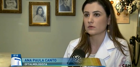 Dra. Ana Paula Canto explica sobre alergias oculares no Tribuna da Massa